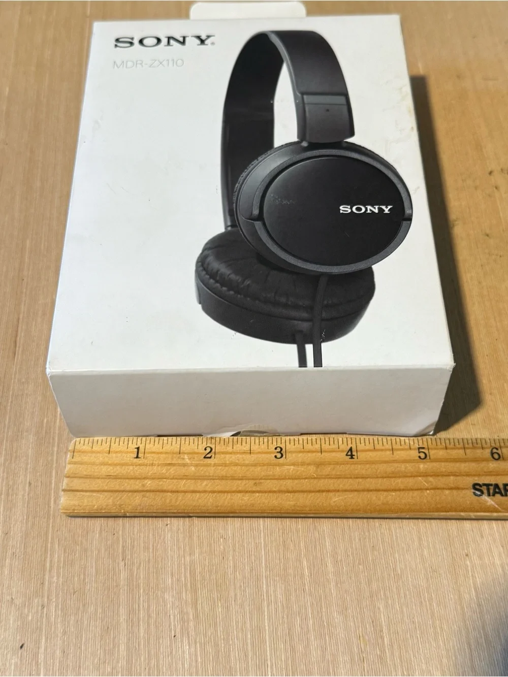 Sony MDR‑ZX110 Brand New Wired On‑Ear Headphones Black Read Description Below!